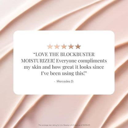 JLO Beauty That Blockbuster Face Moisturizer, Hydrating Hyaluronic Acid Face Cream with Peptides, Plumps, Nourishes, Hydrates, Skin Care to Help Visibly Smooth & Supports Fine Lines & Wrinkles, 1.7 Oz