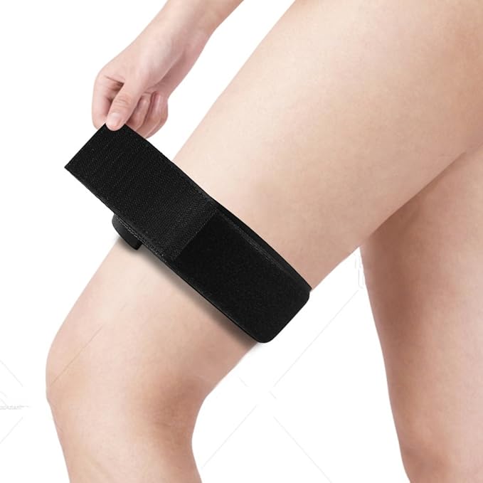 1 Pair Thigh Strap Neoprene Padded Fitness Legs Cuff Adjustable Strength Training Accessories Speed Exercise for Taekwondo Football Running