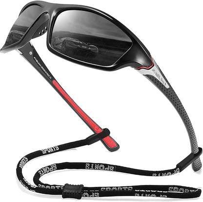 FAGUMA Sports Polarized Sunglasses For Men Cycling Driving Fishing UV400 Protection