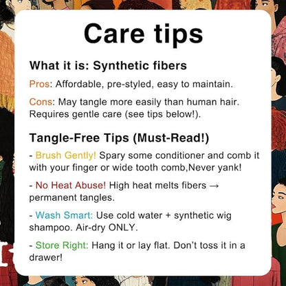 13x6 Skunk Stripe Curly Wig Wear And Go Glueless Wig Pre-Plucked Synthetic Lace Front Wig Pre-Cut Afro Kinky Layred Wig With Natural Hairline 18 Inch
