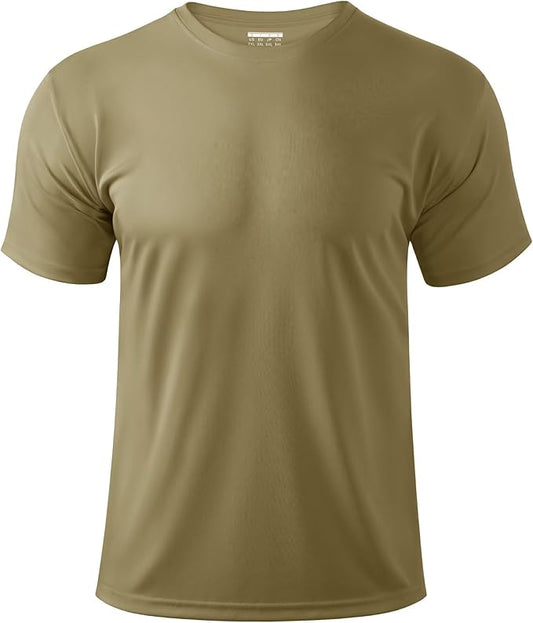 Boladeci Men's Swim Shirt Short Sleeve UPF 50+ Sun Protection SPF UV Moisture Wicking Lightweight Quick Dry Rash Guard