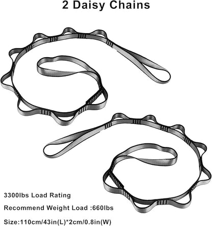 F.Life Aerial Yoga Hammock kit- Yoga Swing Multicolor 5 yards-Flying Yoga Include Daisy Chain,Carabiner and Pose Guide