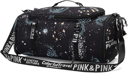 Kalesi Cool Gym Duffle Bag Backpack 4-Way Waterproof with Shoes Compartment for travel Sport Hiking laptop Lightweight