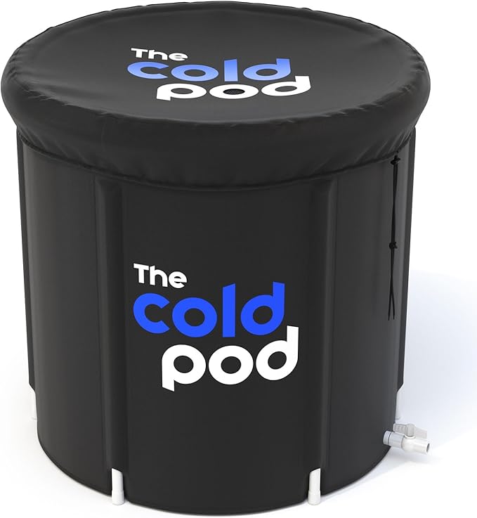 Ice Bath Tub for Athletes with Cover: 85 Gallons Cold Plunge Tub for Recovery, Multiple Layered Portable Ice Bath Plunge Pool by The Cold Pod