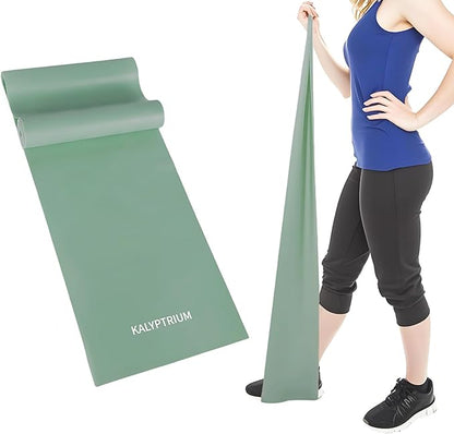 Workout Resistance Bands - Natural Latex Exercise Bands for Physical Therapy, Stretching, Yoga, Pilates, Strength Training & Home/Gym Fitness