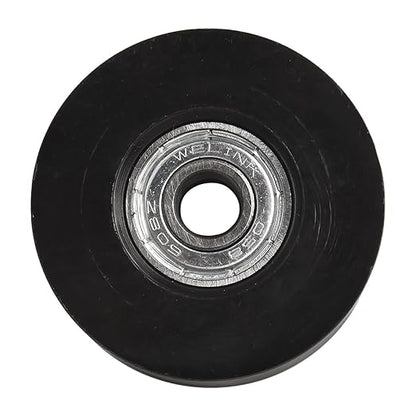 4 Pieces Fitness Trolley Seat Rail Rollers for Water Resistance Rowing Machine, Nylon Steel Cushion Moving Wheel, Row Machines Part Replacement for Home Gym Fitness Equipment