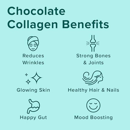 Further Food Chocolate Collagen Peptides Powder Stick Packs, Grass-Fed Pasture-Raised Hydrolyzed Type 1 & 3 Protein, Gut Health + Joint, Hair, Skin, Nails, Paleo Keto Sugar-Free 9.74 oz