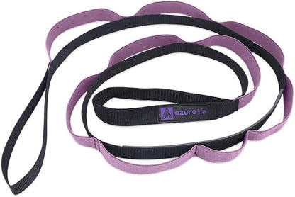 Premium Durable Stretch Straps with Loops, Stretching Strap for Physical Therapy, Multi-Loop Yoga Strap Fitness Exercise Strap for Yoga, Pilates, Dance, Flexibility&Exercise
