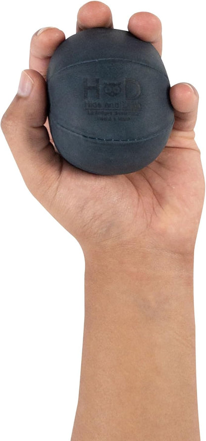 Hide & Drink, Stress Ball, Relieve Fidgeting and Anxiety, Exercise Hand, Squishy Tension Accessory, Great for The Office, Classic Style, Full Grain Leather, Handmade, Slate Blue