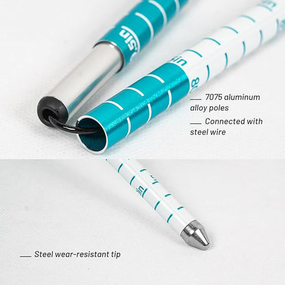 G2 GO2GEHTER 7075 Aluminum Alloy 270cm Backcountry Avalanche Rescue Probe with Storage Bag, Folding Design, Easy to Storage and Carry (3 Color Available)