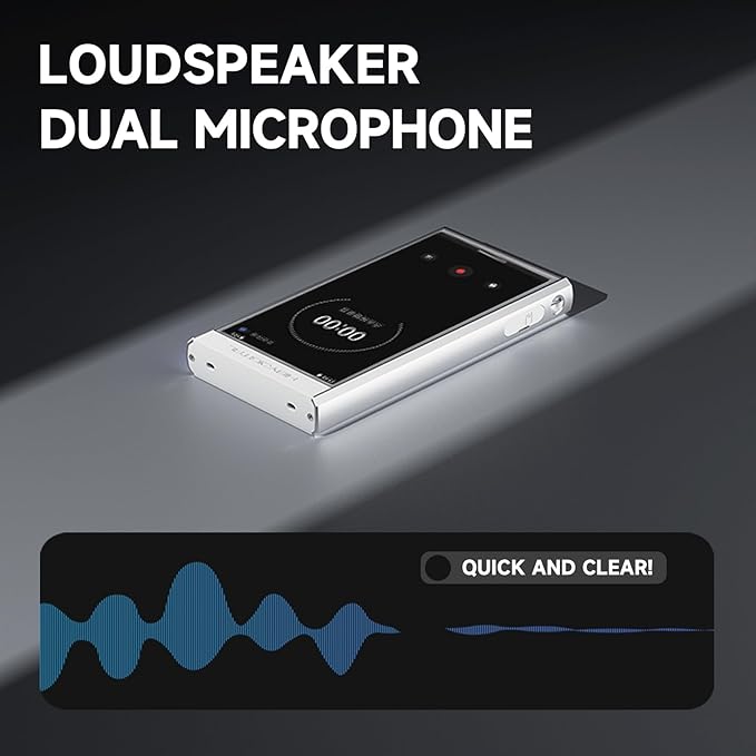 HiBy Digital M300 Android MP3 Player with Bluetooth and WiFi Streaming Player Android 13 Snapdragon 665 HiFi Audio (PCM/DSD) FM Radio Speaker Touchscreen 32GB + 2TB Expandable Storage