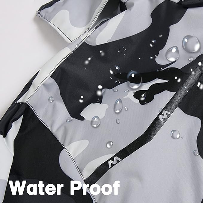 GIISAM Mens Windproof Jacket Waterproof Lightweight Mountain Sport Jacket for Men Hooded Windbreaker Raincoat