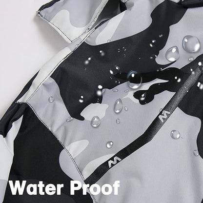 GIISAM Mens Windproof Jacket Waterproof Lightweight Mountain Sport Jacket for Men Hooded Windbreaker Raincoat