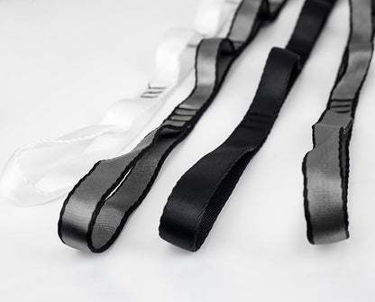 10PCS Nylon Daisy Chain Straps 23 KN for Aerial Yoga Hammock Swing Adjustable Aerial Silk Extender Hanging Rope for Aerial Yoga Belts 3.6FT 5.9FT Long