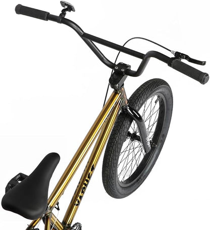 Freestyle BMX Bike, 20 Inch Yaphet Bicycle for Teen Beginner and Adult Riders, Bike with Hi-Ten Steel Frame, Multiple Colors