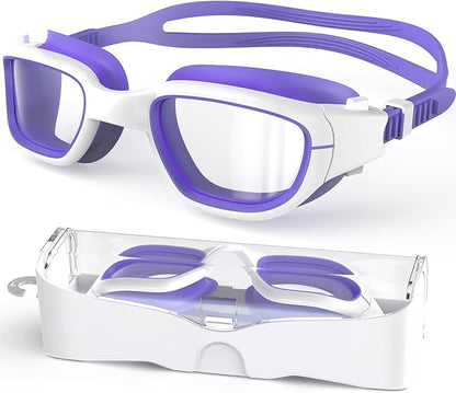 Kids Swim Goggles,Swimming Goggles for Kids 6-14, Anti-Fog UV Protection Pool Glasses for Boys Girls