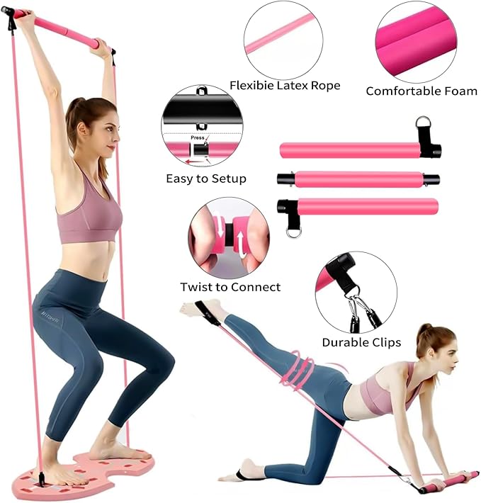 LALAHIGH Portable Home Gym System for Men and 20 Fitness