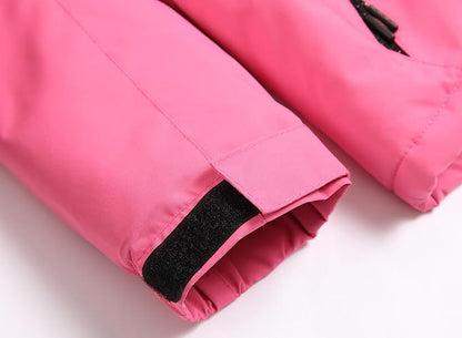 Keevoom Girl's Ski Jacket Winter Warm Thick Snow Coat Windproof Kids Outdoor Hooded Jackets