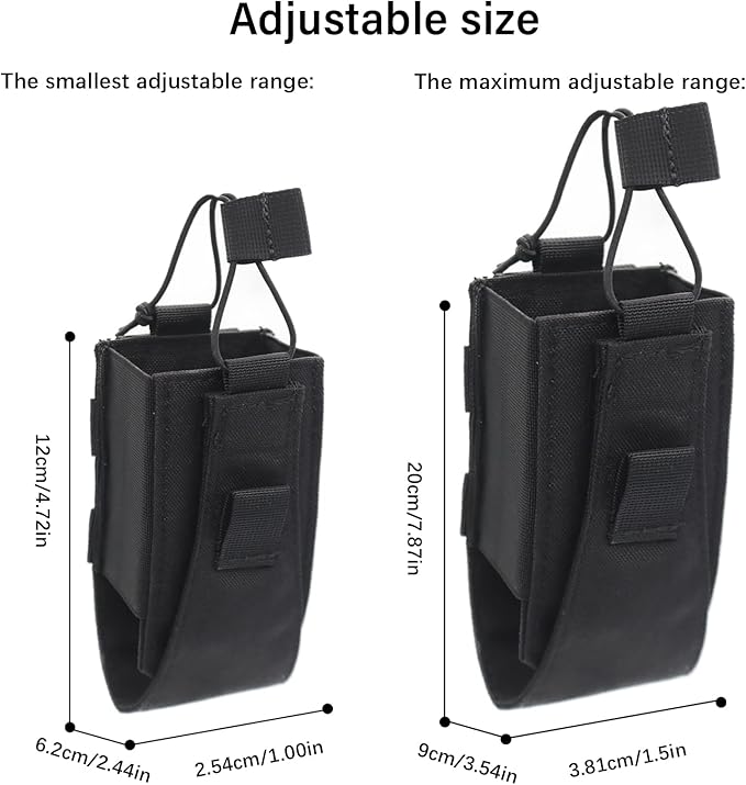 1000D Nylon Tactical Radio Holder Radio Case Radio