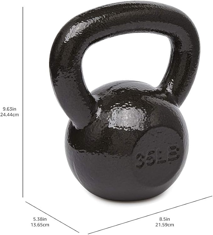 Amazon Basics Cast Iron Kettlebell