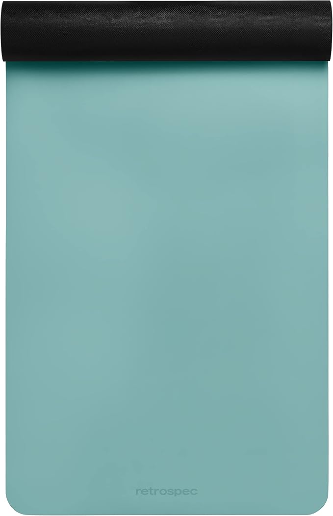 Retrospec Laguna 5mm Yoga Mat - Fitness Mat for Women, Men & Children, Slip-Resistant and Moisture Absorbing Exercise Mat for Home, Pilates, Yoga and Floor Workouts