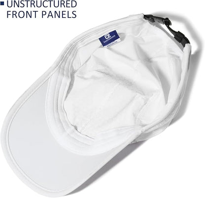 GADIEMKENSD Stretch Running Hat with Soft Brim, Quick Dry, Unstructured, Unisex-Adult