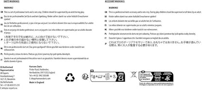 Harrows Dart Board Quadro I Unique and Exclusive 3 Scoring Zones I Ultimate Challenge 240 Maximum Score I Darts Board with Ultra Thin Knife Wire I Compatible with Dart Board Stand, Dart Board Lighting