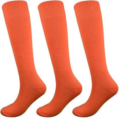 Fitliva Knee High Long Sports Socks Unisex Multicolor 3/6/12 Pairs