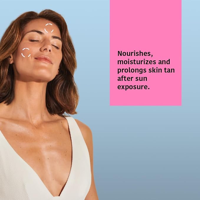 IROHA NATURE AFTERSUN Facial Mask that Nourishes & Prolongs Tan | 15 Pack | With Algae, Probiotics & Hyaluronic Acid | More Hydrated, Strengthened & Glowing Skin | Anti-Aging