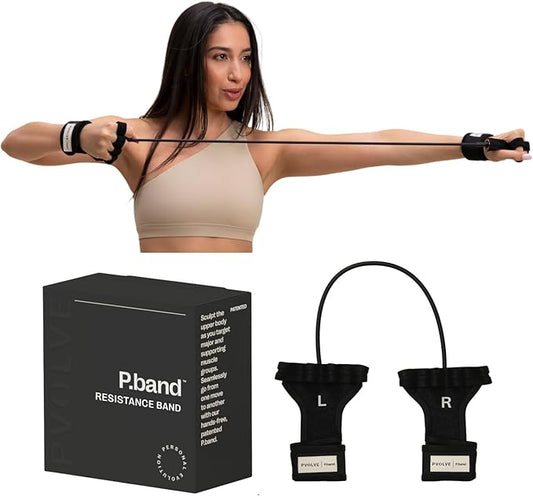 Pvolve P.Band Exercise Resistance Band - Home Workout Equipment to Strengthen Arms, Back and Shoulders, Light Weight Comfortable Glove Design to Improve Mobility, Stability and Posture