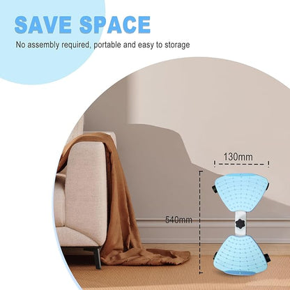 HOTSWEAT Waist Twister, Exercise Twist Boards Twisting Waist Machine for Women Belly Fat, Noiseless Ab Twister Machine with Resistance Bands, Waist Sculptor for Home Gym