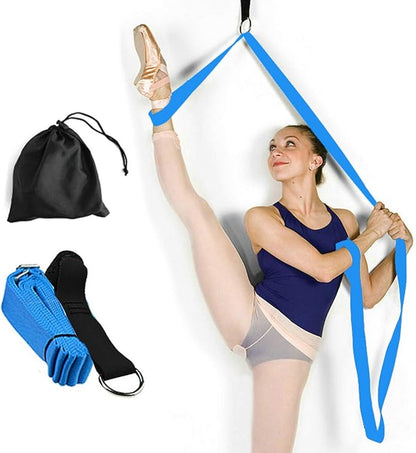 Door Flexibility & Stretching Leg Strap - Great for Ballet Cheer Dance Gymnastics or ANY Sport Leg Stretcher Door Flexibility Trainer Premium stretching equipment