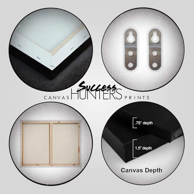 Boxing Gloves Neon Canvas Print Motivational Canvas Print Wall Art Office Decor, Entrepreneur Motivation, Hustle Artwork, Boxing Neon Print, Fighter Gym Sign, Hustler Art Neon Sign (36" x 24")