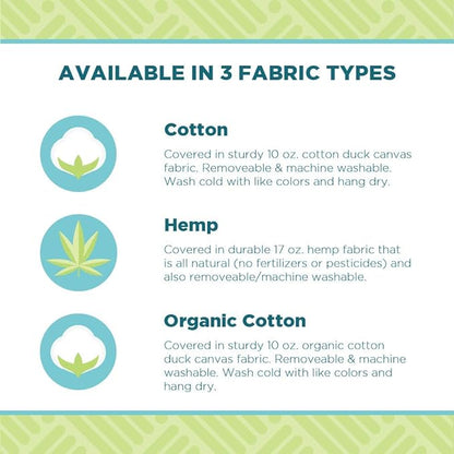 Bean Products Meditation Cushion Mat Set - Zafu Floor Pillow Organic Buckwheat Pillow + Cotton Filled Zabuton Prayer Pad - Meditation Pillow Yoga Knee Pad - Made in USA - 14" Round or 18" Oval