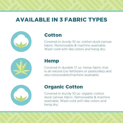 Bean Products Meditation Cushion Mat Set - Zafu Floor Pillow Organic Buckwheat Pillow + Cotton Filled Zabuton Prayer Pad - Meditation Pillow Yoga Knee Pad - Made in USA - 14" Round or 18" Oval