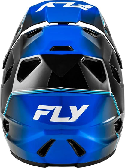 Fly Racing Rayce Full-Face Mountain Bike/BMX Helmet – ASTM F1952 DH Certified, CPSC 1203, CE EN1078, Poly-Alloy Shell, TFV Ventilation, Removable Liner