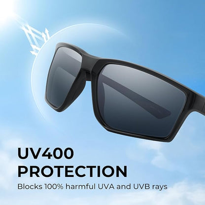 KastKing Osage Polarized Sport Sunglasses for Men and Women, Ideal for Driving Fishing Cycling Running, UV Protection