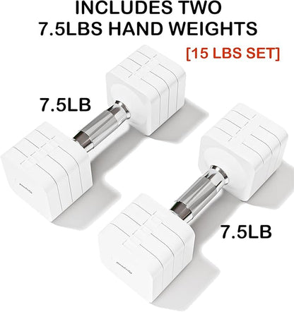 15LB 20LB 50LB Adjustable Dumbbell Set Free Weights Dumbbells Set for Women Men Hand Weights Sets Adjust Dumbbell Weight Sets for Home Gym Exercise Workout Strength Training Equipments