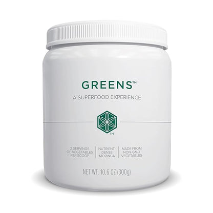 Isagenix Moringa Greens - Green Drink Powder with Antioxidants & Superfoods - Nutritional Supplement - Made with Non-GMO, Whole-Food Vegetables - 10.6 oz (30 Servings)