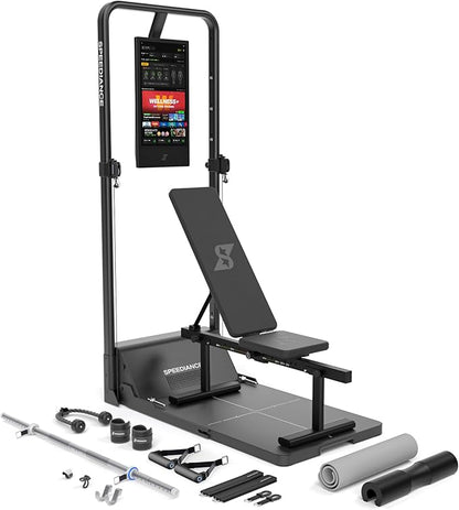 Home Gym, Smart AI-Powered Multi-Functional Smith Machine for Full Body Strength Training, All-in-one Gym Equipment, Digital Weight System, Workout Station, Squat Rack, Gym Monster 2