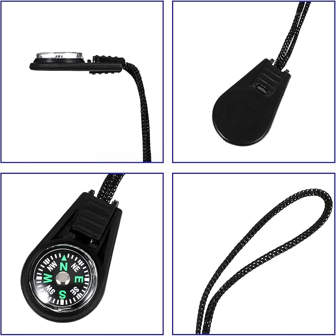 100 Pieces Mini Survival Compass Outdoor Camping Hiking