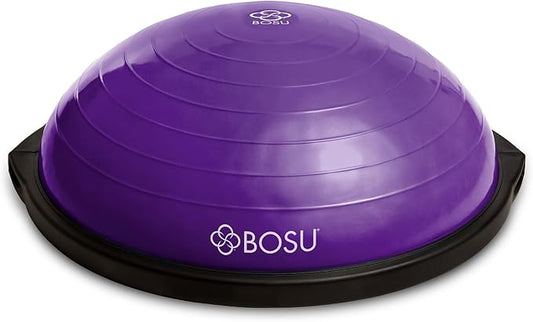 Bosu Pro Multi Functional Home Gym Full Body Balance Strength Trainer Ball Equipment with Guided Workouts and Pump
