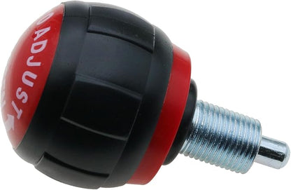 1 PCS M16 Pop Pull Pin Knob Pull Pin Spring Knob Replacement Parts for Home Exercise Bike Height Adjustment Screw Equipment Red