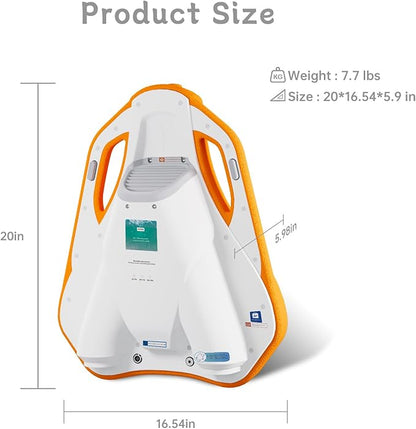 Electric Swimming Kickboard for Kids,Motorized Swim Board with Water Gun, Motorized Swim Training for Children Adults, 60N Thrust, 198 lbs Buoyancy, 25V Rechargeable Battery