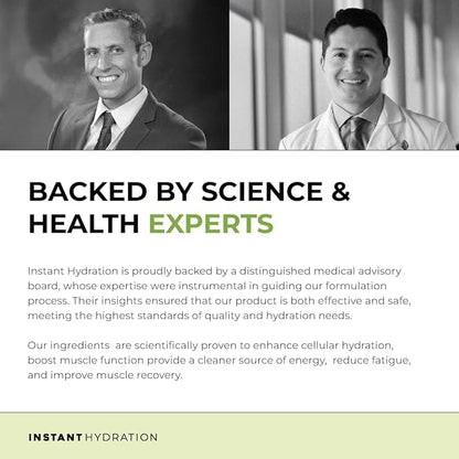 Instant Hydration Electrolytes Powder Packets - Lemon Lime Drink Mix - Zero Sugar - Keto, Vegan, Gluten-Free, Non-GMO - Boost Recovery, Brain Health, Muscle & Tissue Support- 30 Sticks