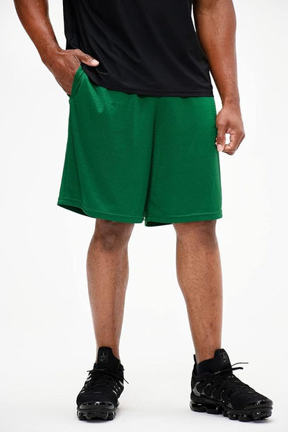 DEVOPS Men's 2-Pack Loose-Fit 10" Workout Gym Shorts with Pockets