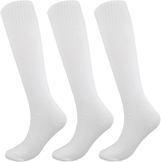 Fitliva Knee High Long Sports Socks Unisex Multicolor 3/6/12 Pairs