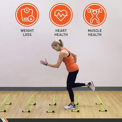 Body Sport Adjustable Athletic Speed Training Hurdles 5