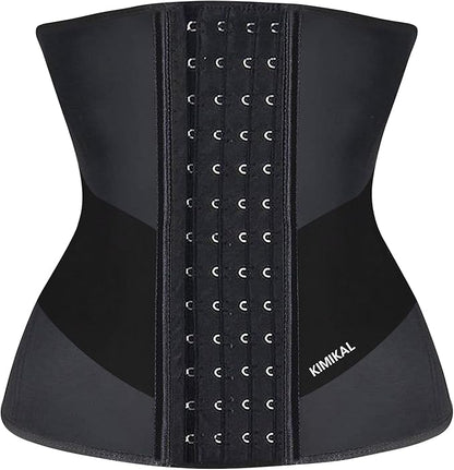 KIMIKAL Women Waist Trainer Corset Belt: Under Clothes Sport Tummy Control Long Torso Shapewear