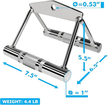 A2ZCARE LAT Pull Down Cable Machine Attachment - Cable Machine Accessories for Home Gym with Multi Option